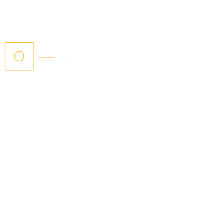 Flasque pour moteur tubulaire côté équerre 350x350mm